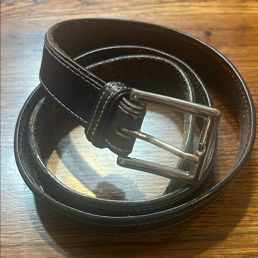 Cole Haan Men's Brown Leather Belt